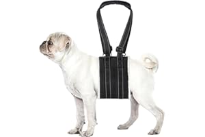 Adjustable Dog Lift Harness Dog Sling Portable Dog Sling for Back Legs Dog Lift Harness for Large Dogs Soft Lift Support and 