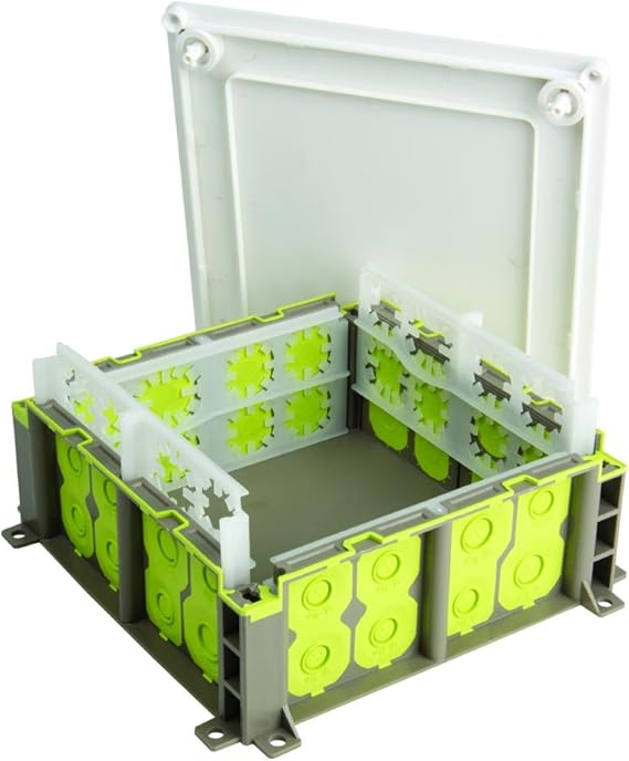 Caja de derivación pavillionaire 150 x 150 x 80 con tapa Bizline r Box: Amazon.es: Iluminación