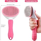 YETEE Cat Dog Brush Self-Cleaning Grooming Tool Pink view 6