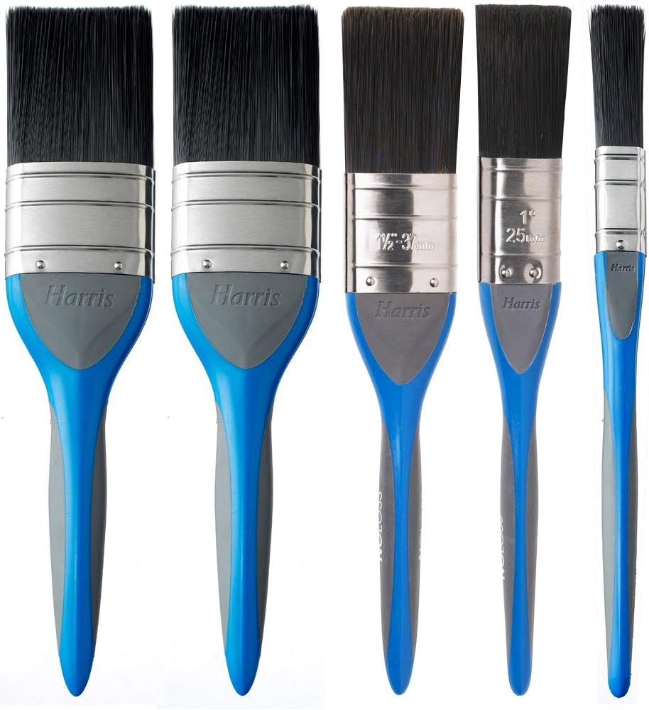 Harris No Loss Evolution Paint Brushes Set of 5 12mm, 25mm, 38mm