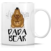 Retreez Funny Mug - Dada Bear Baby Shower 11 Oz Ceramic Coffee Mugs - Funny, Sarcasm, Sarcastic, Motivational, Inspirational birthday gifts for him, daddy, father, dad, papa, husband father's day gift