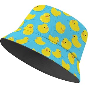 Amasnay Neon Bucket Hat Cotton Double-Side-Wear Reversible Sun Hat for Women Men, Summer Vacation Travel Beach Fisherman Hat