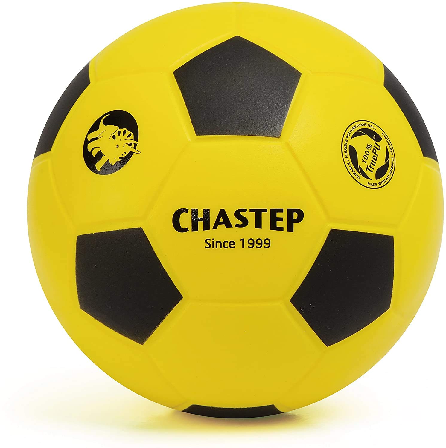 Chastep 8" Foam Football Indoor/Outdoor Perfect for Kids or Beginner Play and Exercise Soft Kick & Safe (Yellow Black)