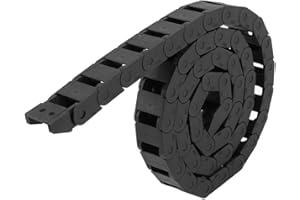 Black Plastic Drag Chain Cable Carrier 10 x 15mm for CNC Router Mill