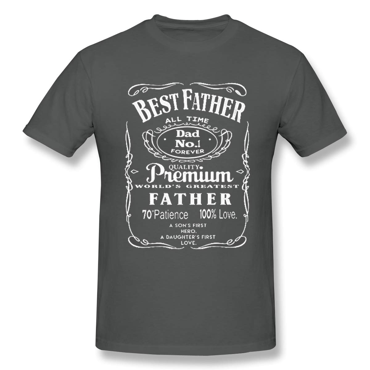  S Best Father Premium Dad World's Greatest No.1 Leisure Deep Heather Shirts