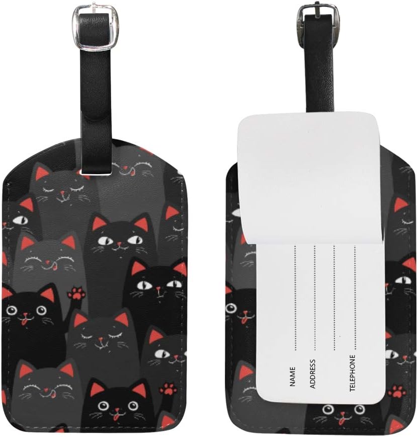 kate spade cat luggage tag
