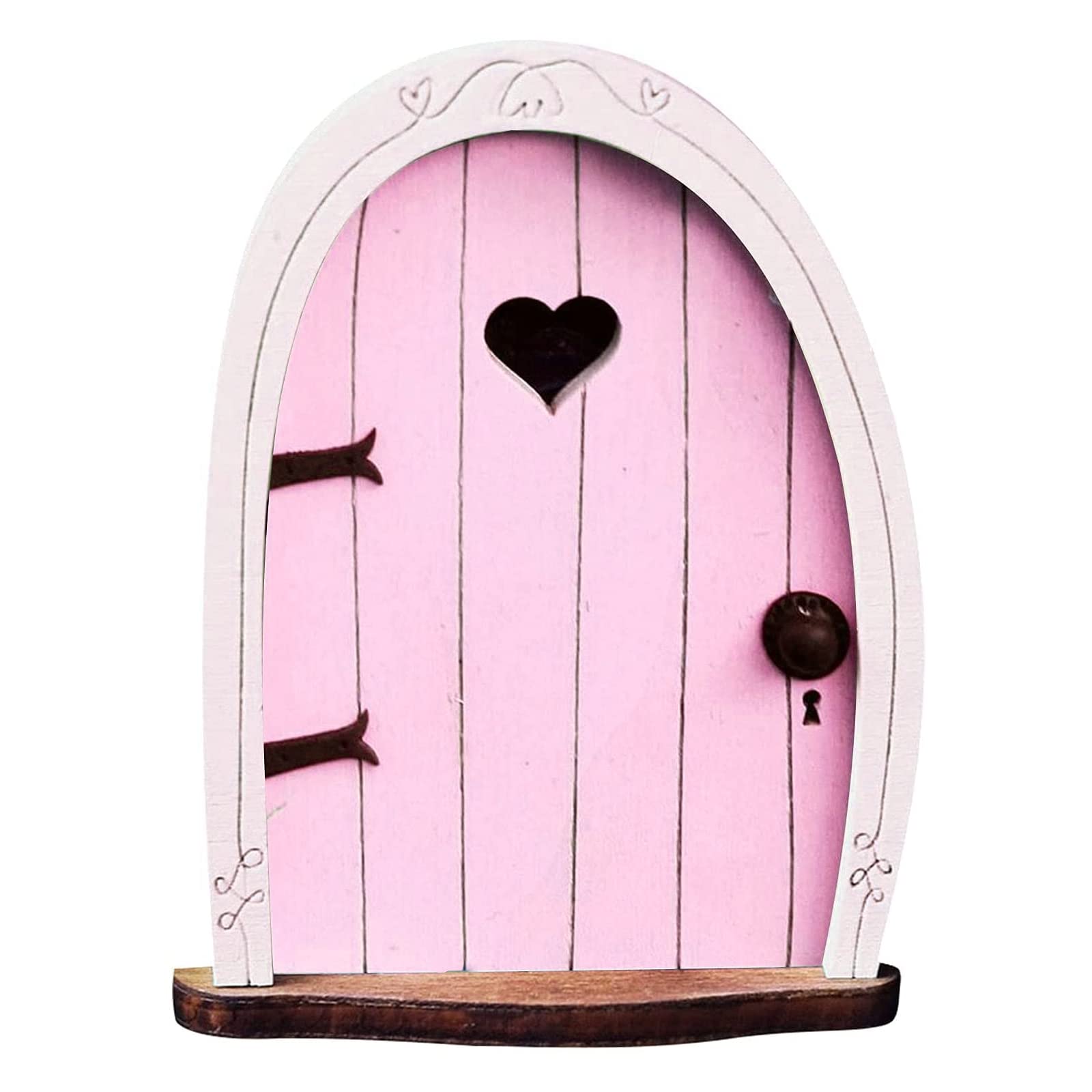 Elf Enchanted Miniature World Fairy Door - Indoor/Outdoor Magical Garden Decor for Elf, Window & Door - 3.94"x2.56"