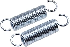 YOOGU 3-1/2inch Overall Length [3-1/4 Inside Hook to Hook] Recliner Sofa Chair Mechanism Tension Springs Replacement[Pack of 2] Silver