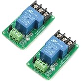 HiLetgo 2pcs 12V 30A One Channel Relay Module Optocoupler Isolation High and Low Trigger 12V