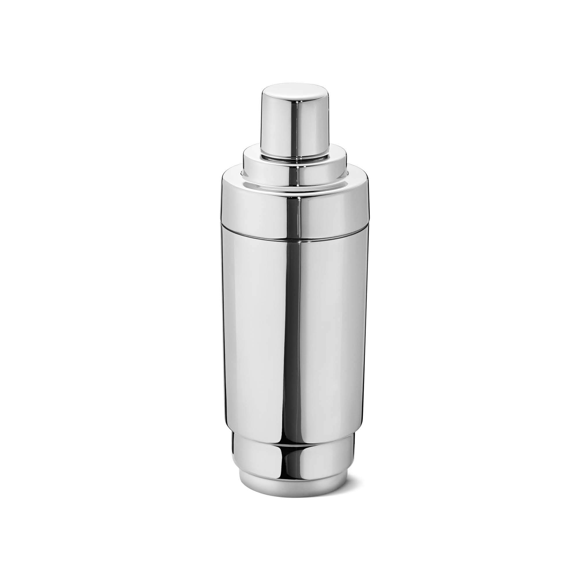 Georg Jensen Manhattan Cocktail Shaker in Stainless Steel - Mirror Polished Finish - Durable Bar Accessory