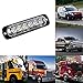 XTAUTO 6LED Car Truck Emergency Beacon Warning Hazard Flash Strobe Light Red/Red 4-pack