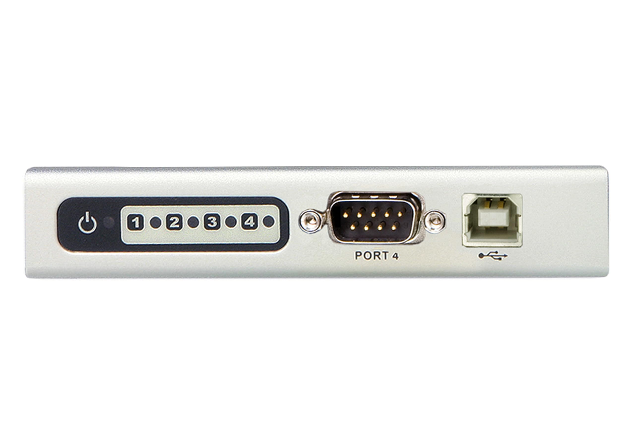ATEN UC2324 4-Port USB To RS-232 Hub, USB 1.1 & 2.0 Compatible, Supports RS-232 Serial Interface & Automatic Handshake Mode, Up To 115.2 Kbps Data Transfer Rate, OS Support - Windows 2000/2003/XP/NT — image 1