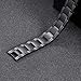 USWEL Titanium Bracelet for Men Black PVD Coating Magnetic Bracelet for Arthritis and Carpal Tunnel and 1 Free Lava Pendant Made from Quantum Energy.