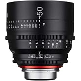 Rokinon Xeen XN50-C 50mm T1.5 Professional Cine Lens for Canon EF,Black | Professional cinema lens delivers precise manual focus and exceptional image quality for filmmaking.
