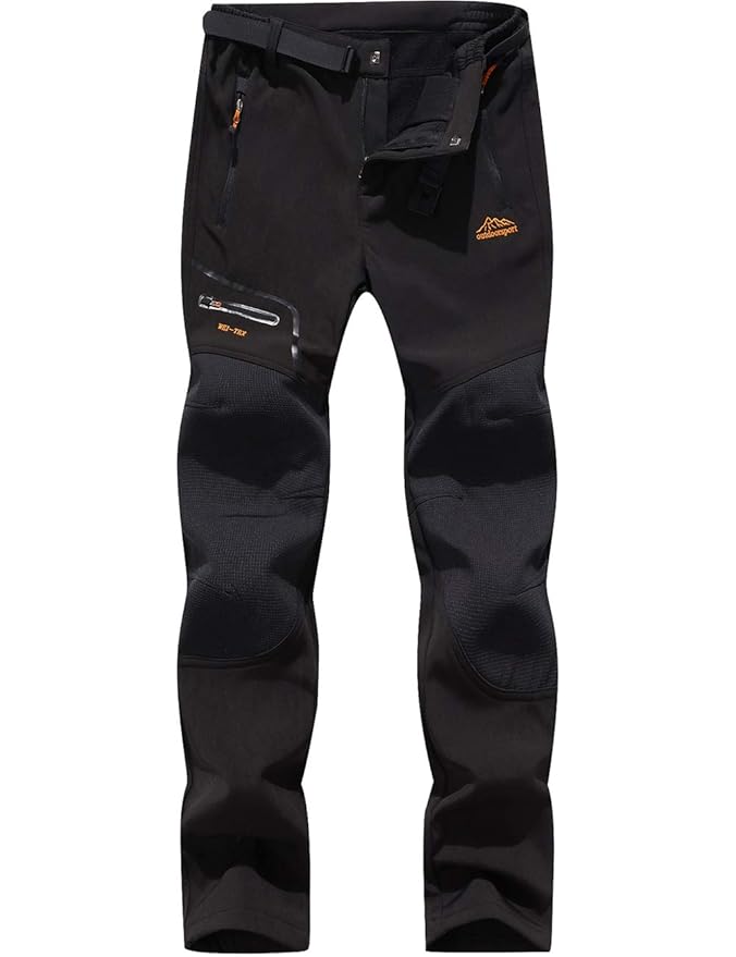 DENGBOSN Pantalones de Montaña Hombre Impermeables