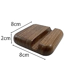 LUCENTIS Wood Phone Stand, 2 x 8 x 8 cm, Wooden