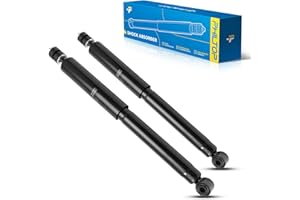 PHILTOP Rear Complete Struts Shock Absorber for Hyundai Santa Fe 2001-2006, Quick Suspension 37237 * 2, Struts with Coil Spring Assemblies SAA00R 2 Pcs