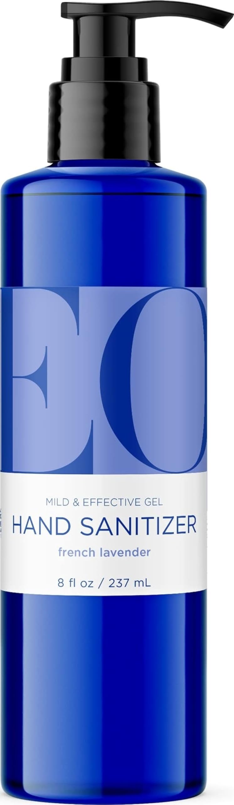 EO Hand Sanitizer Gel, 8 Ounce (Pack of 1), French Lavender, Sugarcane Derived Alcohol with Essential Oils