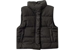 Vest For Kids Boys Girls Lightweight Warm Vest Sleeveless High Neck Button Infant Casual Fleece Rain Jacket 2025