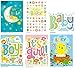 Peaceable Kingdom Congratulations Cards for New Babies - Box of 12 Cards and Envelopes