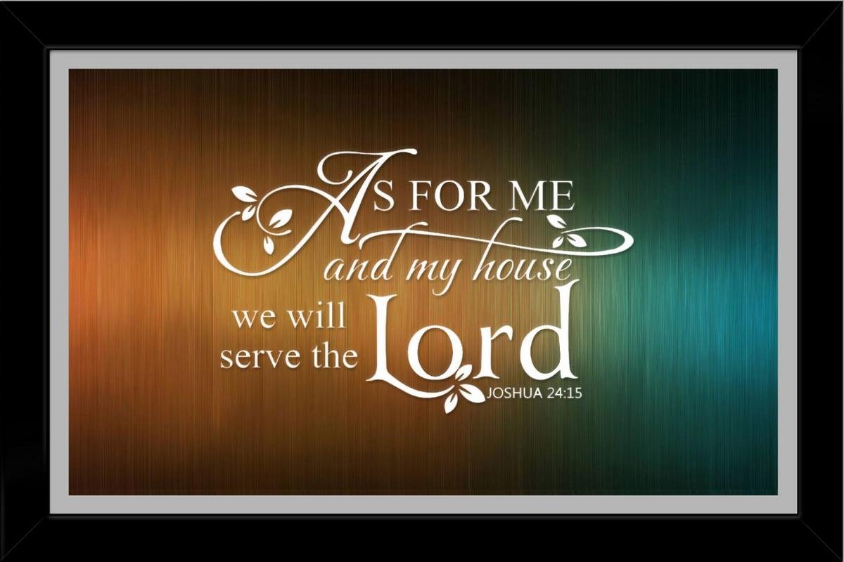 Buy Elben Creatives Bible Verse Photo Frame As For Me And My House We Will Serve The Lord Online At Low Prices In India Amazon In