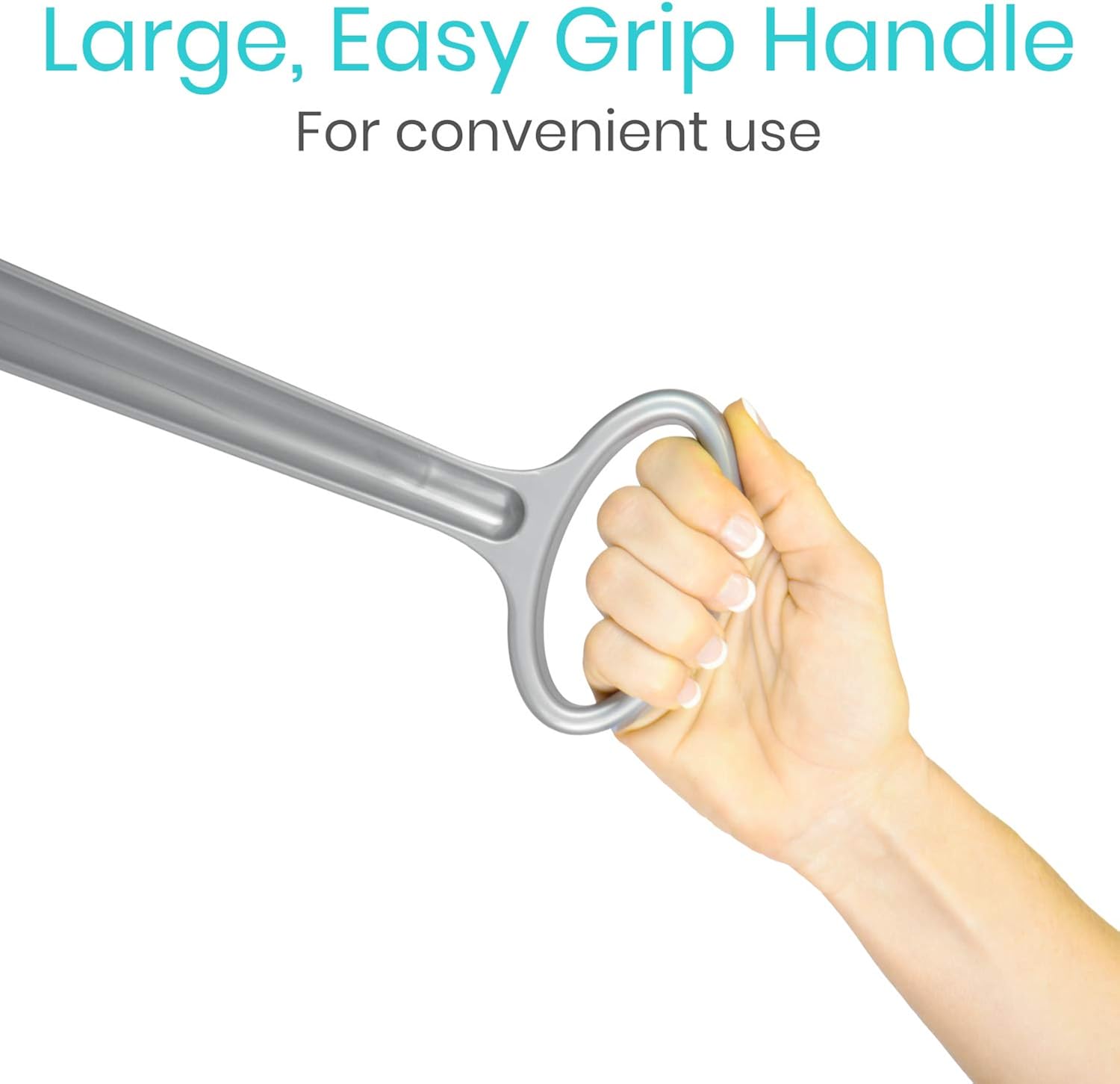 Vive Shoe Horn - 24" Long Handled, Extended Reach ShoeHorn for Women, Men, Kids, Seniors, Elderly, Handicap, Disabled - Plastic Boot Horn - Extra Large Tall Handle Dressing Aid Giant Helper Tool: Shoes
