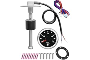 OCHIKI 240-33 ohm 11"(275mm) Fuel Sender Boat Fuel Tank Sending Unit, Stainless Steel Fuel Water Level Sensor, High Precision Sensor Fuel Sending Unit and Fuel Gauge for Marine Car Truck RV