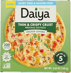 Daiya Classic Veggie Lovers Dairy Free Pizza, 5.64 OZ