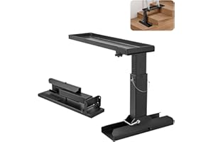 VEVOR Ladder Levler, 29.8 L x 11.4-18 in H Support Surface, Steel Ladder Leveling Tool, Folding Pitch Hopper, Stair Ladder St