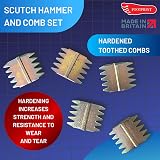 Footprint Scutch Hammer with 5 Combs and Hickory Handle view 6