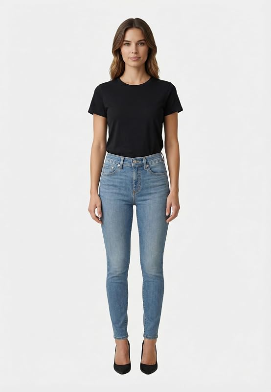 Damen Jeanshose 721 mit Stretch-Anteil, Skinny Fit, Blau (Loud Cool), W30/L30 — Foto 2 von 5