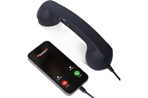 Retro Phone Handset USB C for Smartphone, Wired Landline Receiver with Type-C Connection for Crystal Clear Calls, Online Meet