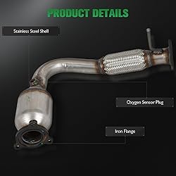 SCITOO 16581 54850 Front and Rear 2PCS Catalytic