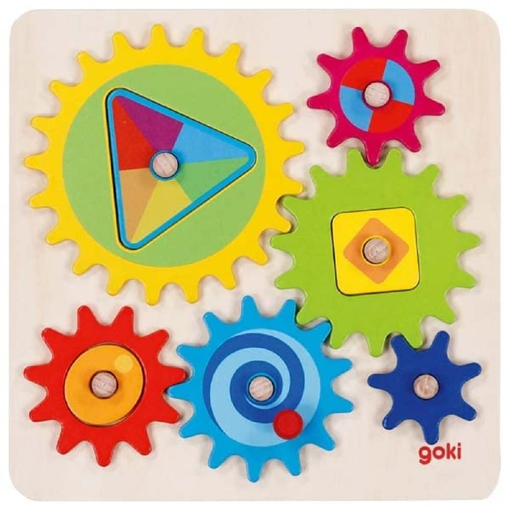 Goki - Gear Set II 3D Puzzles, Multicoloured (58428)