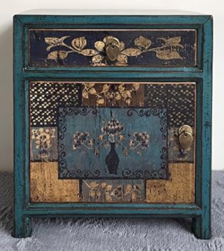 Opium Outlet Chinese Box Cabinet Colonial Style Chest Of Drawers