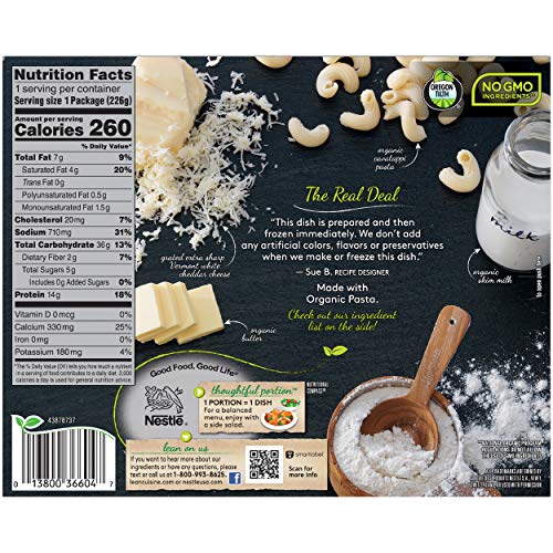 Lean Cuisine Vermont White Cheddar Mac and Cheese 8 oz. Frozen Meal - Image 6