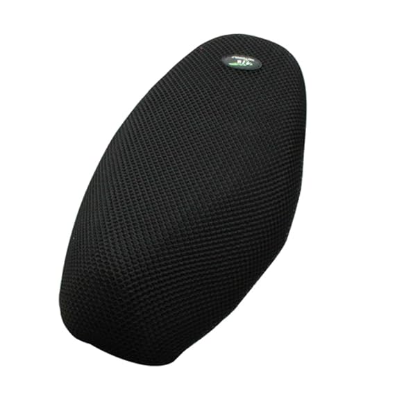 Dolity Motorrad Sitzbankbezug Atmungsaktiv Sitzbank Abdeckung Universal für Motorrad Roller Kissen - M