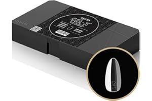 APRÉS Apres Gel-X® Almond Box of Nail Tips | 280 Gel-X Tips, Soft Tips, 14 Sizes 00-9 | Half-sizes Included (Natural Almond Medium, 280 Count)