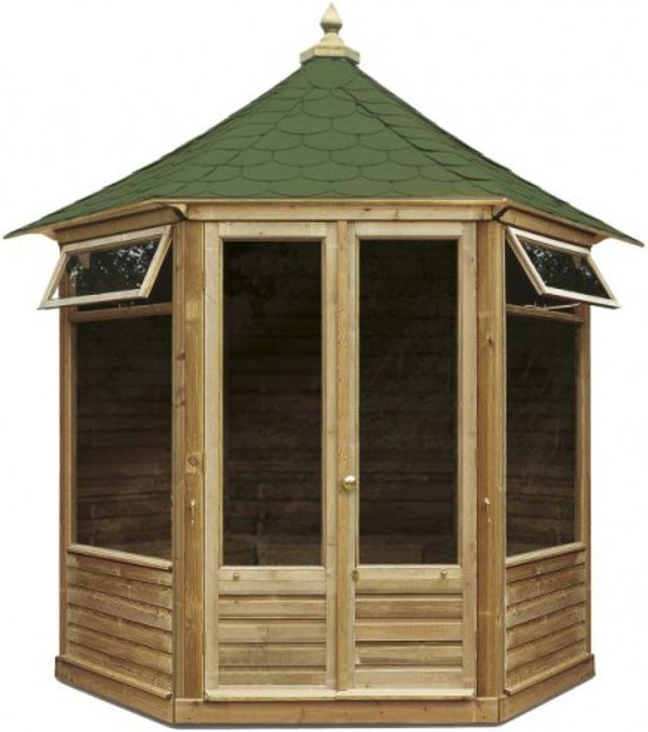 LIVEOUTSIDE Victorian Hexagonal Wooden Summerhouse with Doubble Door