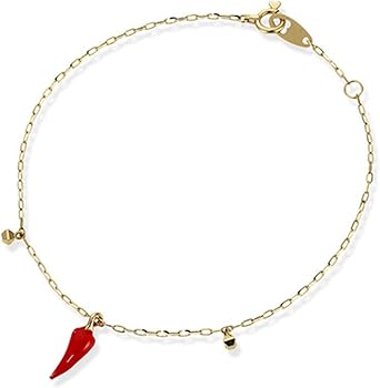 Collar de pulsera de chile caliente japonés, boca pequeña joyería de