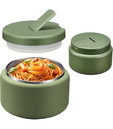 Garrafa Térmica Para Sopas Infantil - 382g Com Colher | Aço Inoxidável à Prova De Vazamentos
