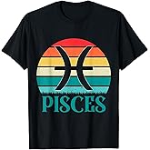 Pisces Pisces Sunset Zodiac Sign T-Shirt