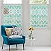 DUOFIRE Window Film, Stained Glass Privacy Window Films Decorative Window Coverings,Privacy Film for Glass Windows Static Cling No Glue for Bathroom Bedroom Office (11.8in. x 78.7in.)