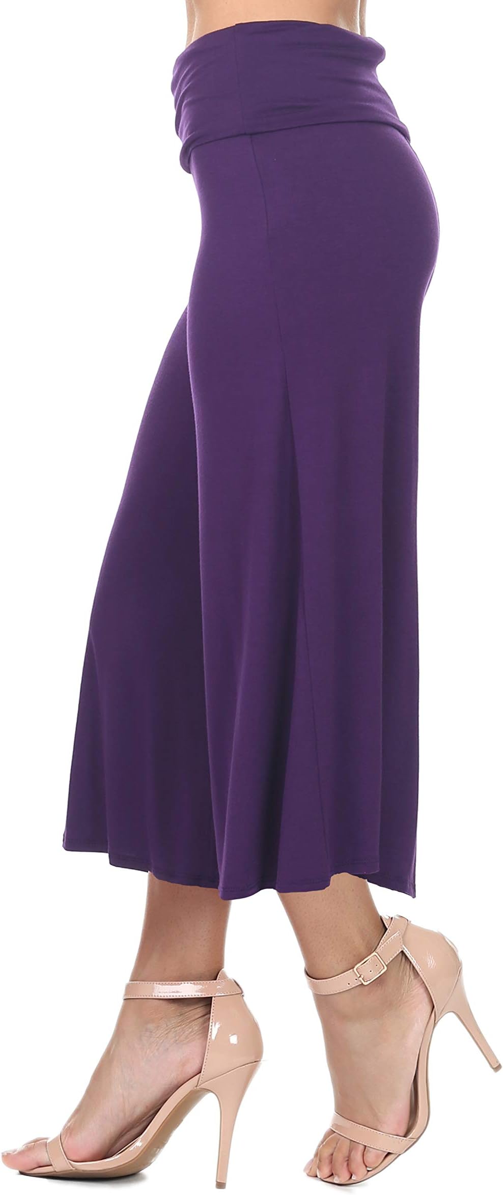 iliad USA Women's Knit Jersey Capri Culottes Pants