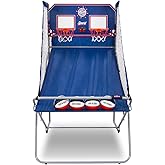 Pop-A-Shot - Dual Shot Sport | Arcade Basketball Game for Home | Paddle Scoring Hoop, 10 Game Modes, 4 Balls | Foldable for E