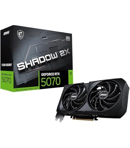 Amazon.com: MSI GeForce RTX 5070 12G Ventus 2X OC : Electronics