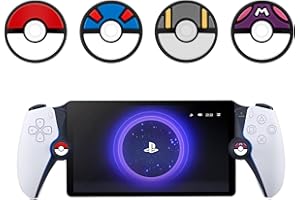 GABXY Thumb Grips Caps for PlayStation Portal, Full Protection Anti-Slip & Anti-Scratch Anti-Fingerprint Protective Cover 4 Thumb Stick Caps for PlayStation Portal Remote Player (A-1)