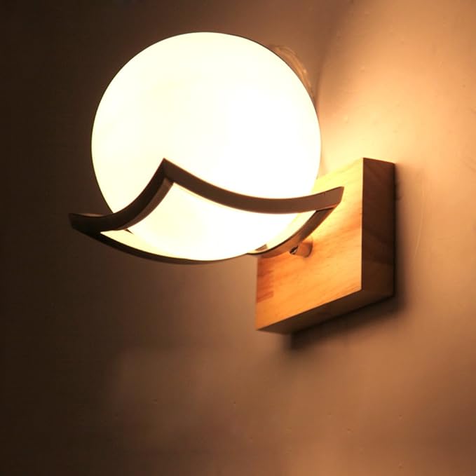 Wandleuchten Wand kreative minimalistische Holzscheit Wohnzimmerwand