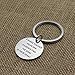 WISHOW A Dance Teacher Helps Her Students Find the Song in Their Heart Teacher Gift Stainless Steel Keychain Key Ring