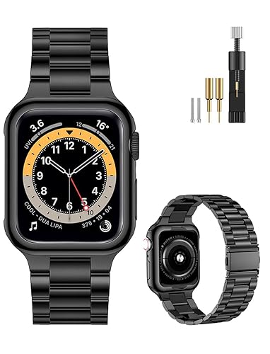 MioHHR Stainless Steel Bands Compatible for Apple Watch Band 49mm